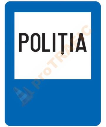 Indicator rutier de informare G11 Politia